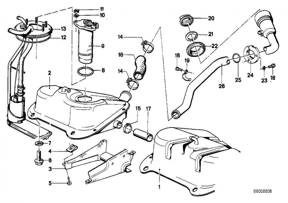 BMW E21 Fuel tank parts image.png